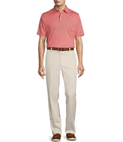 Roundtree & Yorke TravelSmart Ultimate Performance Classic Straight Fit Flat Front Non-Iron Chino Pants