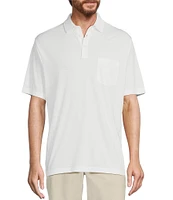 Roundtree & Yorke Performance TravelSmart Easy-Care Short Sleeve Solid Birdseye Polo Shirt