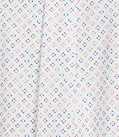 Roundtree & Yorke TravelSmart Easy Care Short Sleeve Arrow Print Sport Shirt