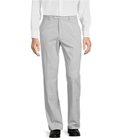Roundtree & Yorke TravelSmart Flat Front Classic Fit Textured Dress Pants