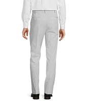 Roundtree & Yorke TravelSmart Flat Front Classic Fit Textured Dress Pants