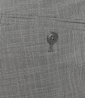 Roundtree & Yorke TravelSmart Flat Front Classic Fit Textured Dress Pants
