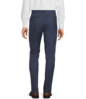 Roundtree & Yorke TravelSmart Luxury Gabardine Ultimate Comfort Straight Fit Non-Iron Flat Front Dress Pants