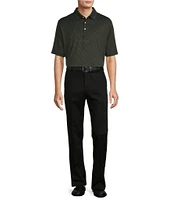 Roundtree & Yorke TravelSmart Short Sleeve Non-Solid Solid Jacquard Polo Shirt