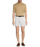 Roundtree & Yorke TravelSmart Short Sleeve Non-Solid Solid Jacquard Polo Shirt