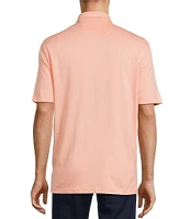 Roundtree & Yorke TravelSmart Short Sleeve Non-Solid Solid Jacquard Polo Shirt