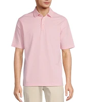 Roundtree & Yorke TravelSmart Short Sleeve Solid Jacquard Polo Shirt