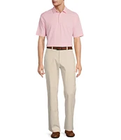 Roundtree & Yorke TravelSmart Short Sleeve Solid Jacquard Polo Shirt