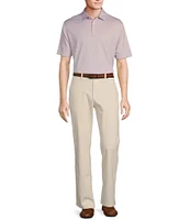 Roundtree & Yorke TravelSmart Short Sleeve Solid Jacquard Polo Shirt