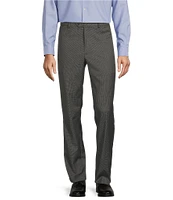 Roundtree & Yorke TravelSmart Straight Fit Houndstooth Dress Slacks