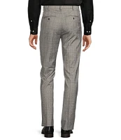 Roundtree & Yorke travelSMART Straight Fit Plaid Ultimate Comfort Dress Pant