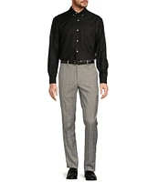 Roundtree & Yorke travelSMART Straight Fit Plaid Ultimate Comfort Dress Pant