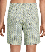 Roundtree & Yorke Tropical Fish 8#double; Swim Trunks