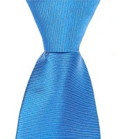 Roundtree & Yorke Wayes Micro Solid 3 1/8#double; Silk Tie