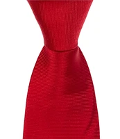 Roundtree & Yorke Wayes Micro Solid 3 1/8#double; Silk Tie