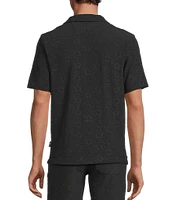Rowm Big & Tall Short Sleeve Geo Terry Camp Shirt