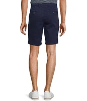 Rowm Blue Sirena Flat Front Solid 9#double; Inseam Shorts