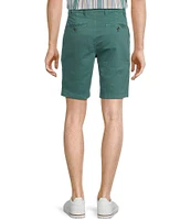 Rowm Blue Sirena Flat Front Solid 9#double; Inseam Shorts