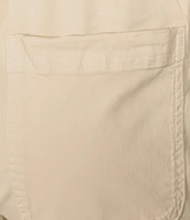 Rowm Flat Front Solid 7#double; Inseam Shorts
