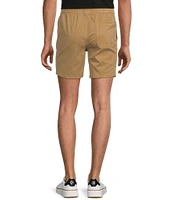 Rowm Flat Front Solid 7#double; Inseam Shorts