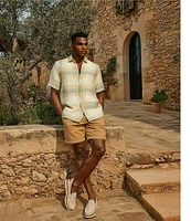 Rowm Flat Front Solid 7#double; Inseam Shorts