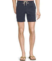 Rowm Flat Front Solid 7#double; Inseam Shorts