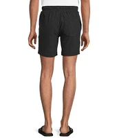 Rowm Flat Front Solid Terry 7#double; Inseam Shorts