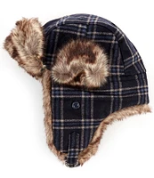 Rowm Large Plaid Trapper Hat