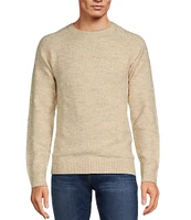 Rowm Long Raglan Sleeve Heather Solid Crewneck Sweater