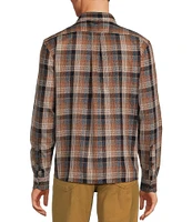 Rowm Long Sleeve Jaspe Large Plaid Button Down Sport Shirt