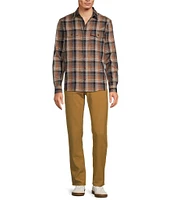 Rowm Long Sleeve Jaspe Large Plaid Button Down Sport Shirt