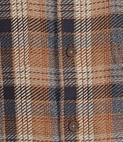 Rowm Long Sleeve Jaspe Large Plaid Button Down Sport Shirt