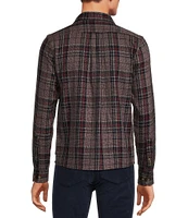 Rowm Long Sleeve 2 Pocket Jaspe Large Plaid Button Down Sport Shirt