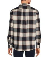 Rowm Long Sleeve Jaspe Large Buffalo Plaid Button Down Shirt