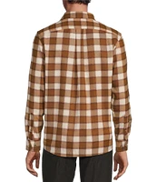 Rowm Long Sleeve Jaspe Buffalo Plaid Button Down Shirt