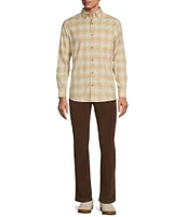 Rowm Long Sleeve Medium Plaid Oxford Shirt