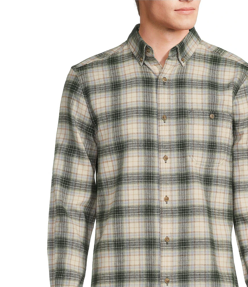 Rowm Long Sleeve Portuguese Flannel Plaid Shirt