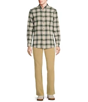 Rowm Long Sleeve Portuguese Flannel Plaid Shirt