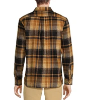 Rowm Long Sleeve Portuguese Flannel Ombre Plaid Shirt