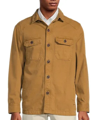 Rowm The Everyday Collection Rambler Long Sleeve Solid Shirt Jacket