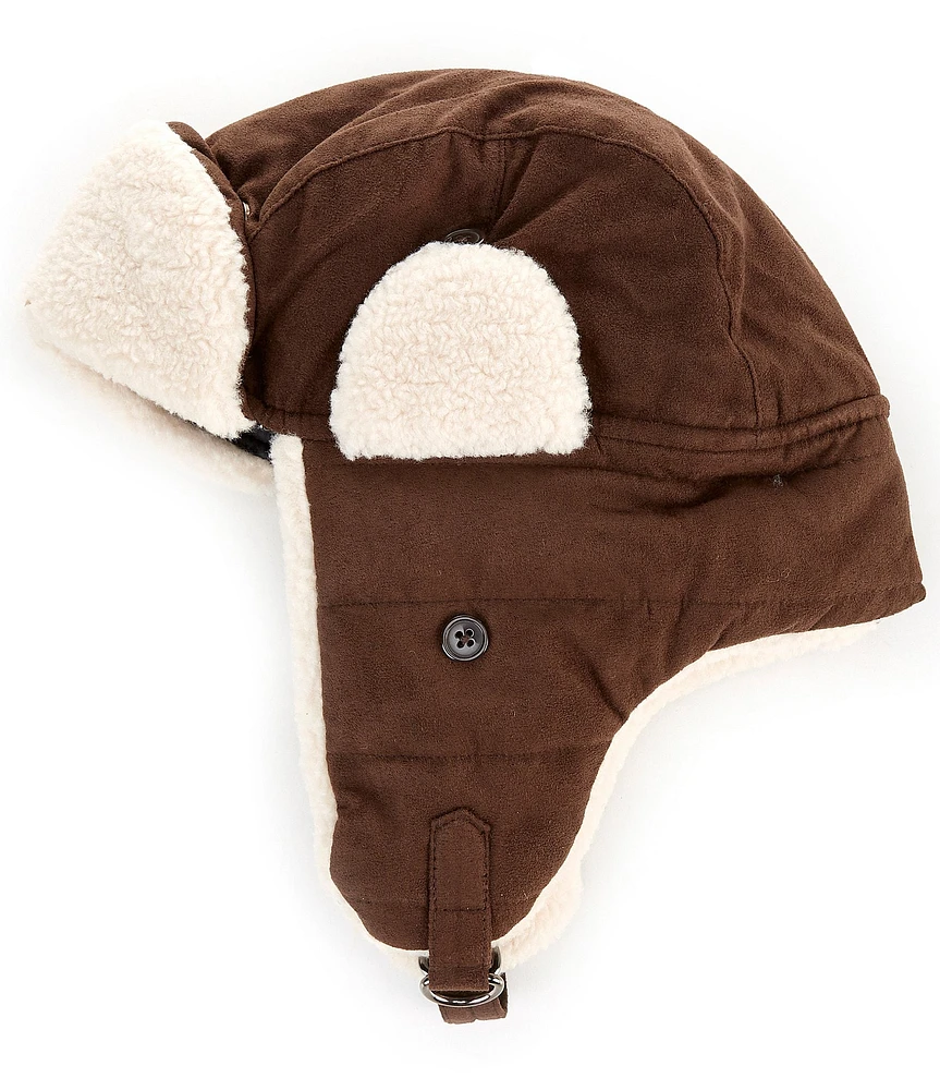 Rowm Microsuede With Sherpa Trapper Hat