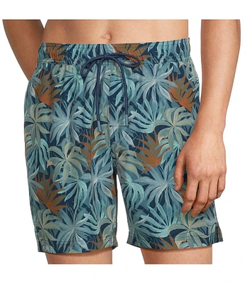 Rowm Multi Leaf 6#double; Swim Trunks