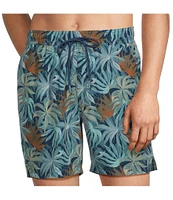 Rowm Multi Leaf 6#double; Swim Trunks