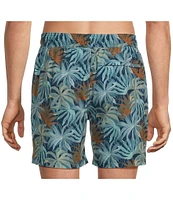 Rowm Multi Leaf 6#double; Swim Trunks