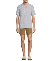 Rowm On The Range Short Sleeve Geometric Dobby Shirt