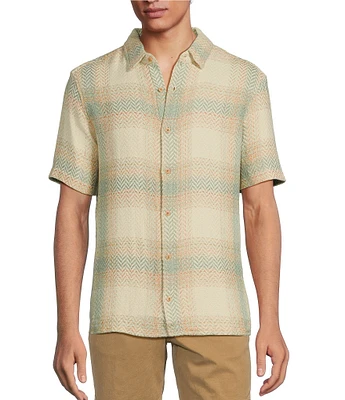 Rowm Ousider's Oasis Short Sleeve Spacedye Stripe Shirt