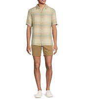 Rowm Ousider's Oasis Short Sleeve Spacedye Stripe Shirt
