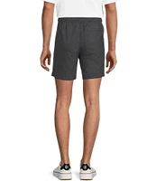 Rowm Rec & Relax Flat Front Solid Textured 7#double; Shorts