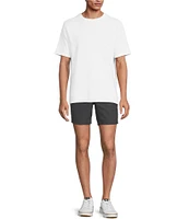 Rowm Rec & Relax Flat Front Solid Textured 7#double; Shorts