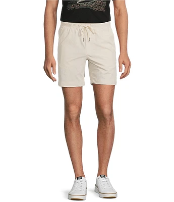 Rowm Rec & Relax Flat Front Solid Textured 7#double; Shorts